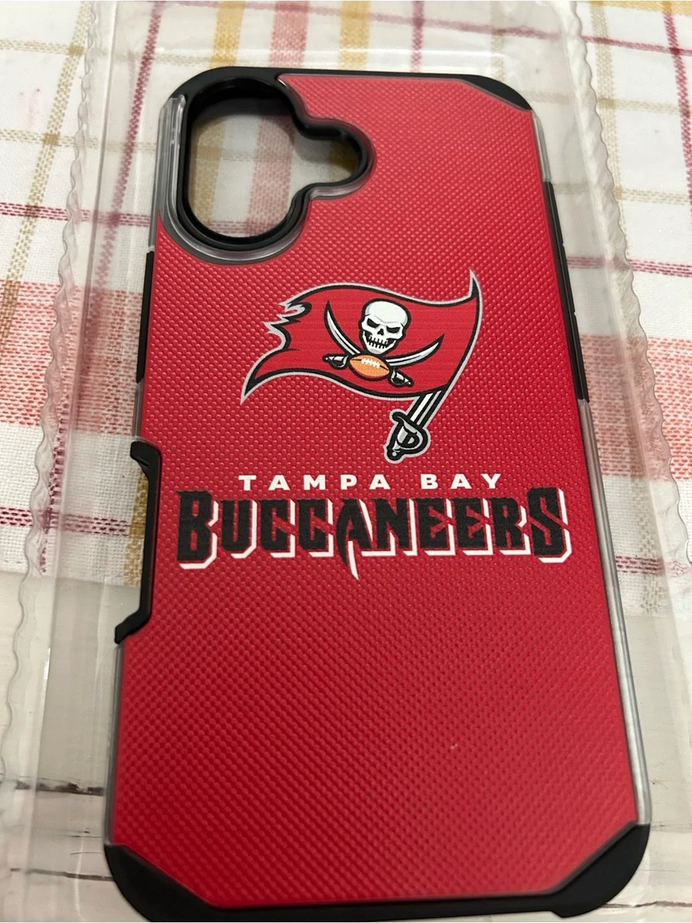 NFL Tampa Bay Buccaneers Red & Black Rugged Phone Case